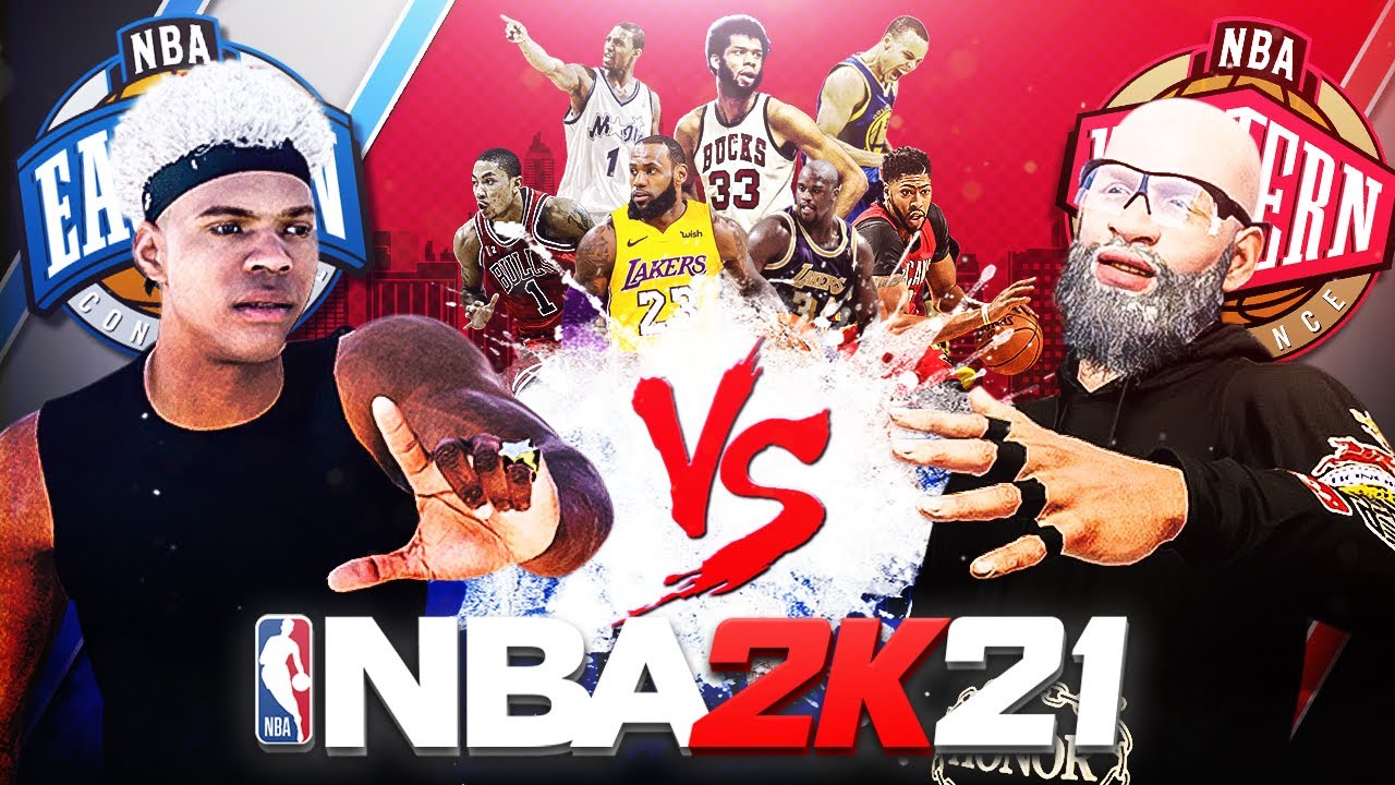 ME and GMAN wager in AllStar Team Up on NBA 2K21 with our friends YouTube