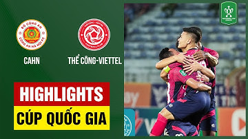 Highlights: CAHN - Thể Công-Viettel | Quang Hải lập siêu phẩm, thế trận mãn nhãn tại Hàng Đẫy