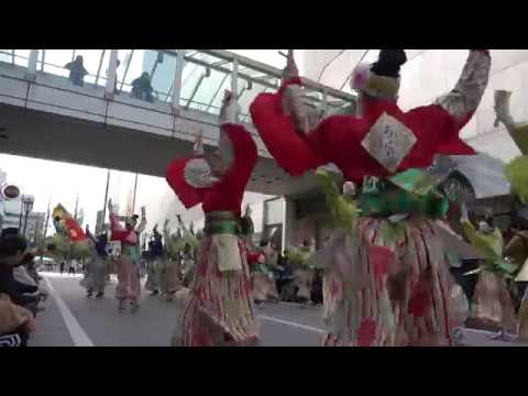 【4k】よさこいあっぱれさん 四日市よさこい2019 駅前パレード