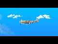 Красивая анимация на html и css - летящий самолёт.