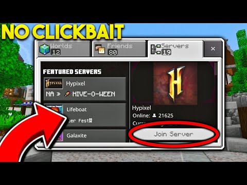 How To Actually Play Hypixel In Mcpe Minecraft Pe Pocket Edition Xbox Windows 10 Ps4 Switch Youtube