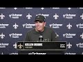 Kellen Moore on waiving Brandin Cooks, Tyler Shough's progression | New Orleans Saints