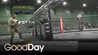 Ryan is getting a preview of Sac State’s biggest fight night! | Battle of the Hive 4