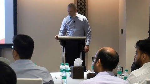 Supply Chain Design and Optimization Seminar in Bangalore, India, Part 1