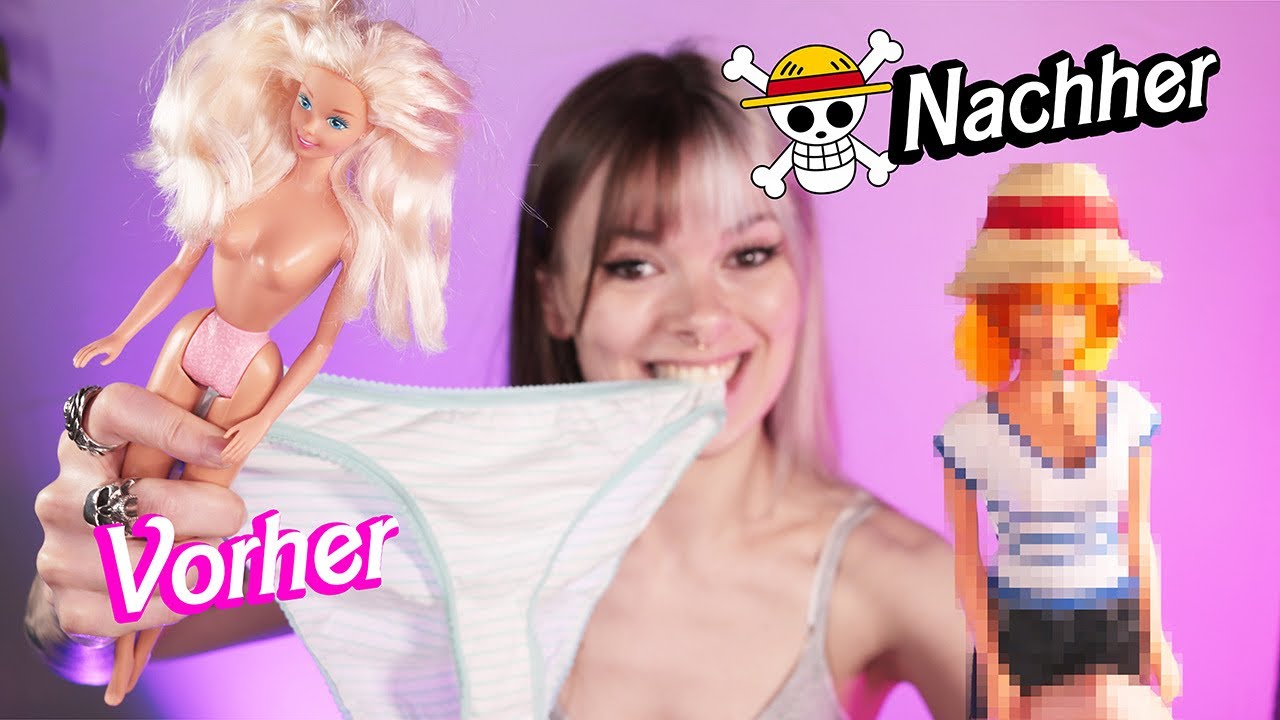 Hab ne ONE PIECE BARBIE gebastelt 💀👒 (aus meiner Unterhose...🍑💨)