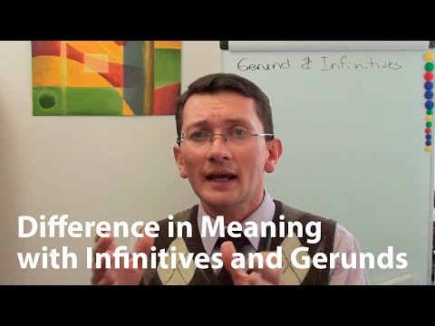 Различные значения глаголов с герундиями и инфинитивами (gerunds and infinitives) в английском языке