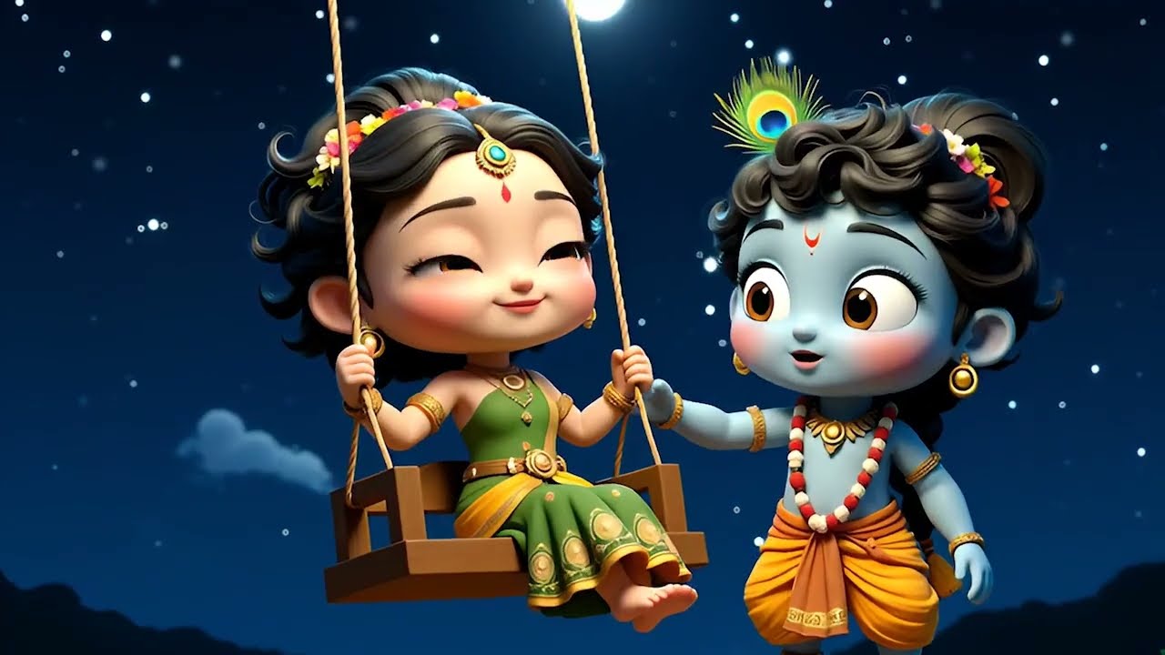 Cutest Radha Krishna animated Teej Festival Special 