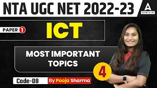 UGC NET 2023 | ICT | "Most Important Topics Part 4 " | UGC NET ICT Paper 1 screenshot 1