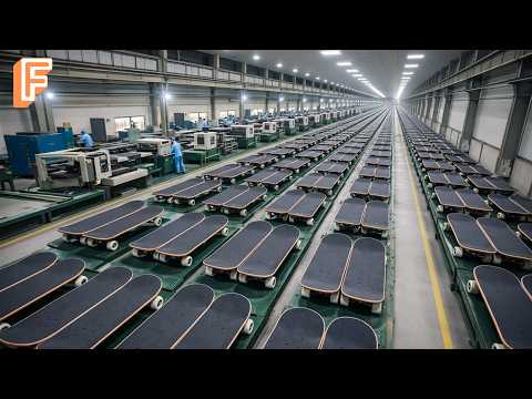 Usine de plateaux de skate : le prix que tu paies ligne par ligne, du bois pressé au rayon