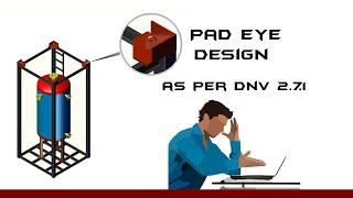 Pad eye design for pressure vessel skid