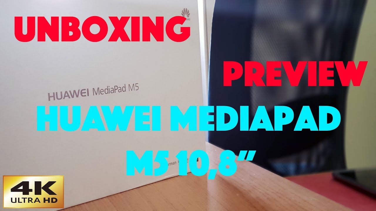 Unboxing y preview de la tablet Huawei MediaPad M5 10,8