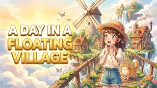 A Day Inside a Floating Ghibli Village|#GhibliStyle #StudioGhibliInspired#AnimeWorld 