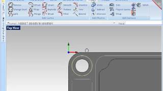 VisualMILL 2012 - Introduction to 2-1/2 Axis Profiling | CAD/CAM Software Tutorials by MecSoft screenshot 2