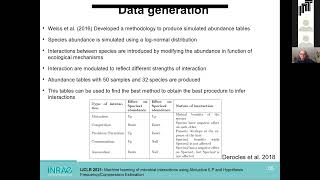 IJCLR 2021 - ILP - Machine learning of microbial interactions using Abductive ILP and Hypothesis...