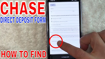 ✅ How To Find Chase Direct Deposit Form 🔴