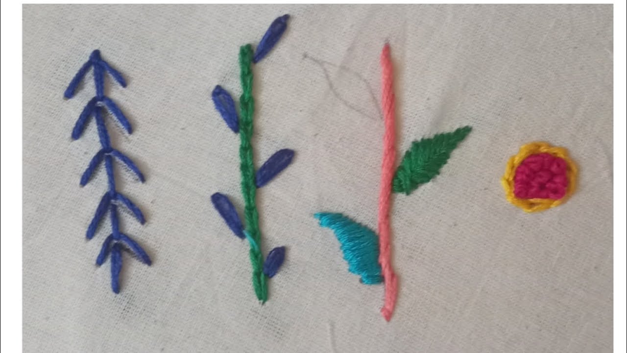 TCC technical Certificate course lower grade easy 7types embroidery designs