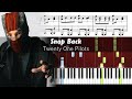 Twenty One Pilots Snap Back Piano Tutorial With Sheet Music 
