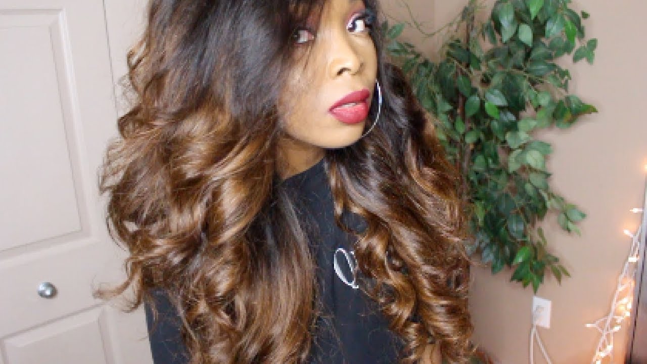 HOW TO COLOR HAIR EXTENSIONS CHOCOLATE OMBRE AT HOME  FT MILAH GOLD COLLECTION