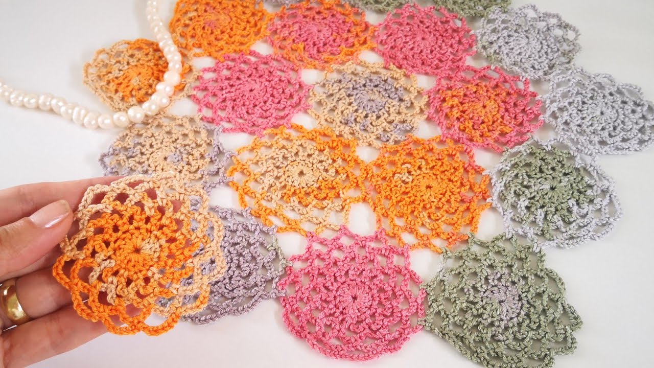 Zincir Motif ile Örtü Yapımı