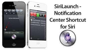 SiriLaunch - Siri Shortcut on the Notification Center
