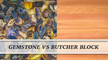 Gemstone vs Butcher Block | Countertop Comparison