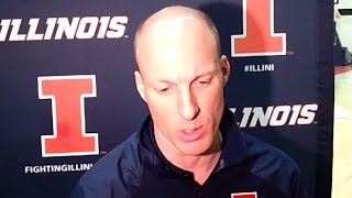 Illinois Basketball Coach John Groce Media Interview 3/15/15