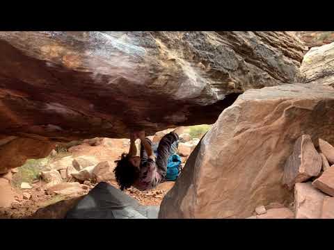 Beta Video for climb Meatbag v12, Moe's Valley