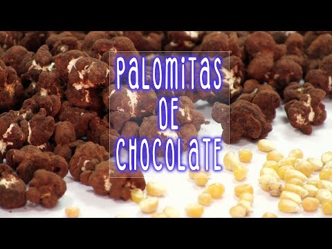 Como hacer palomitas de chocolate. Receta fácil y rápida