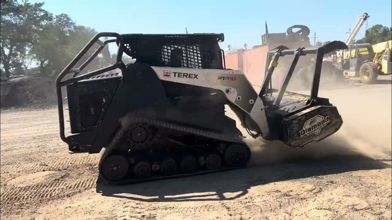 2013 Terex Pt110 Track Mulcher 9 13 23 Youtube