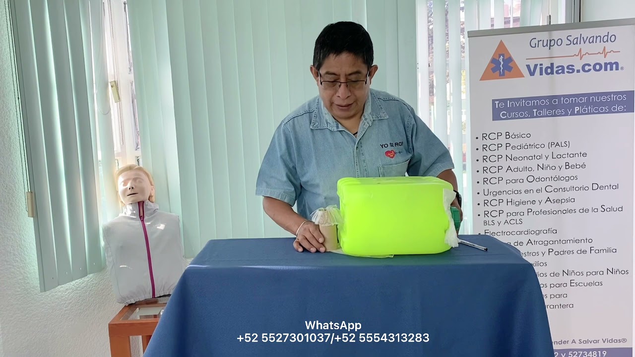 Simulador casero de RCP aplicado al adulto