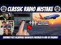 Southwest Pilot Gets the Buttons Mixed Up — ATC Hears It All!