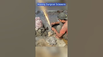 Satisfying Process of Making Surgical Scissors 🔥 | Precision Manufacturing