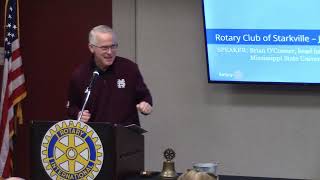260112 Rotary meeting   Brian O'Connor