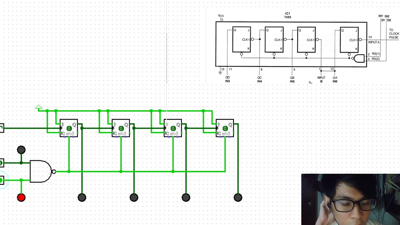 Experiment 13  Asynchronous Counter