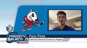 2020 OHL Priority Selection Interview: Pano Fimis