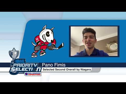 2020 OHL Priority Selection Interview: Pano Fimis