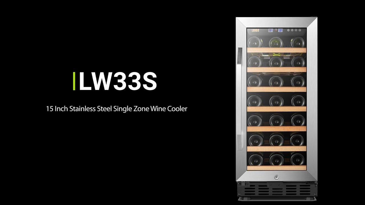 Lanbo Single Zone Wine Cooler Lanbo LW33S YouTube