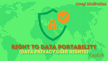 Right To Data Portability, English Edition