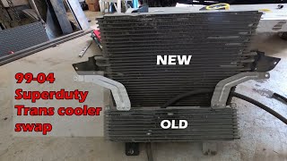 If you have a 9904 Superduty, you need to do this!! Trans cooler swap