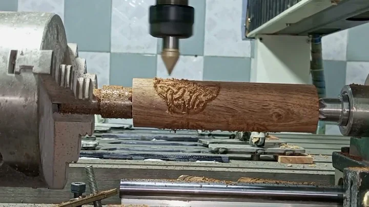 Making knife handle on CNC Machine#knifehaldle