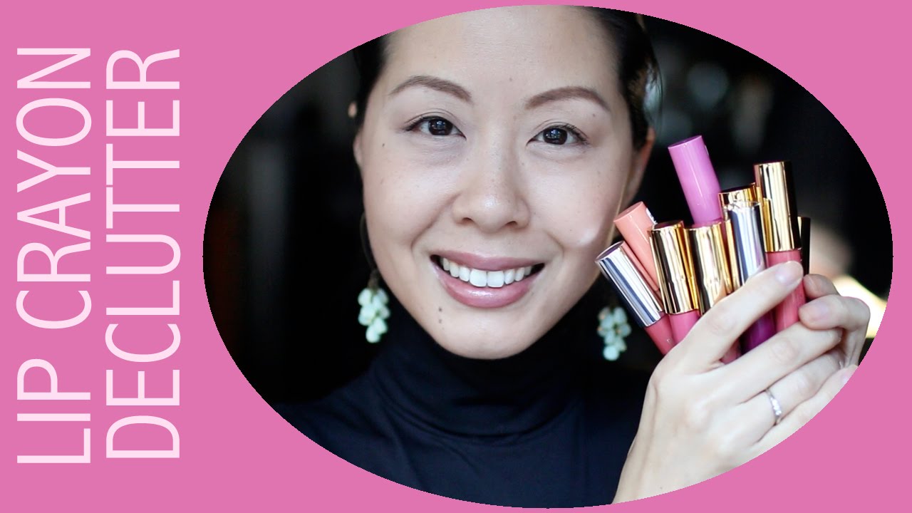 Decluttering My Jumbo Lip Crayons | Decluttering 101 Series