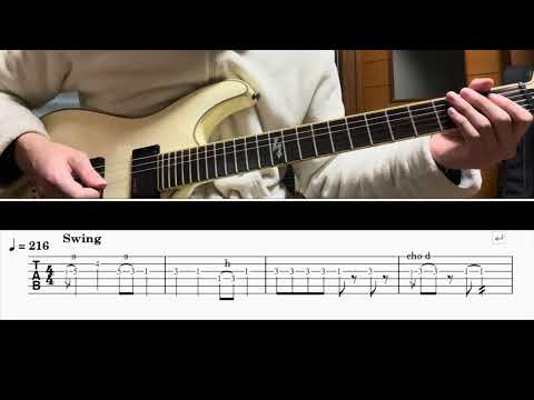 [TAB譜] ソーダ(sumika) Guitar riff cover [ギター]