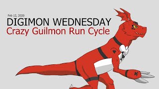 DigiWednesdays: Crazy Guilmon Run Cycle