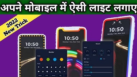 Edge Lighting Effect for Notifications And Incoming Call || For Android Smartphone
