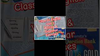 Class 12 English Unit 2 Writing and Grammar Exercises #class12 #writing #grammar #essay #modalverb