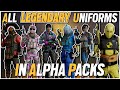 ALL LEGENDARY UNIFORMS IN ALPHA PACKS - Operation North Star