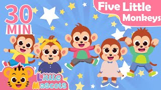 Five Little Monkeys + Five Little Ducks + more Little Mascots Nursery Rhymes & Kids Songs