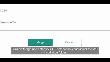 BlogVault feature Tutorial - Merge