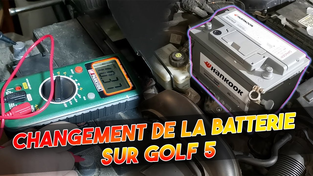 Comment changer la batterie Volkswagen Golf 5 1.4 16V ?