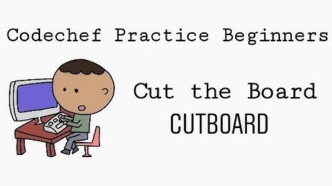 Codechef - CUTBOARD (Cut the Board)